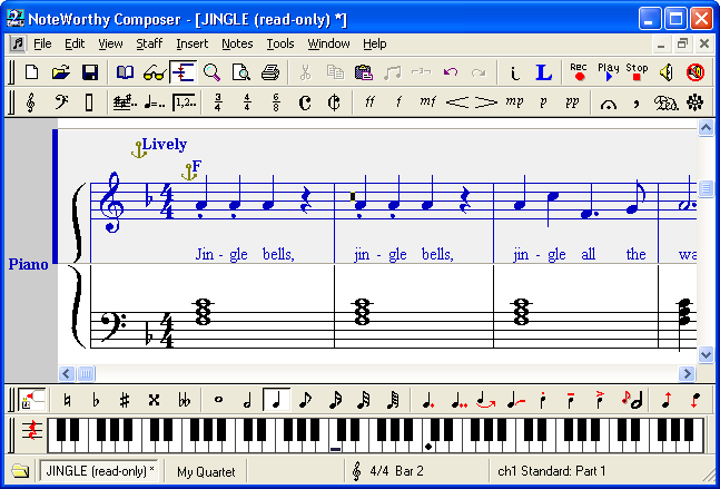 NoteWorthy Composer screenshot